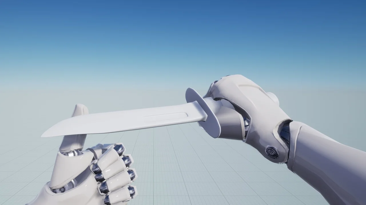 First Person Knife