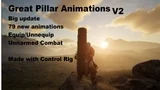 Great Pillar Animset Control Rig Animations