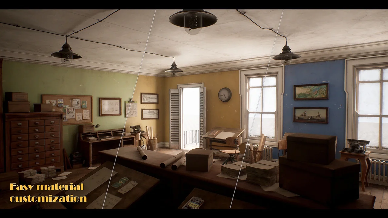 1940's Abandoned Office (Modular)