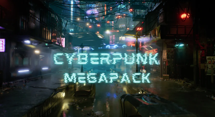 Cyberpunk City (Cyberpunk, Cyberpunk City, Sci-Fi City)