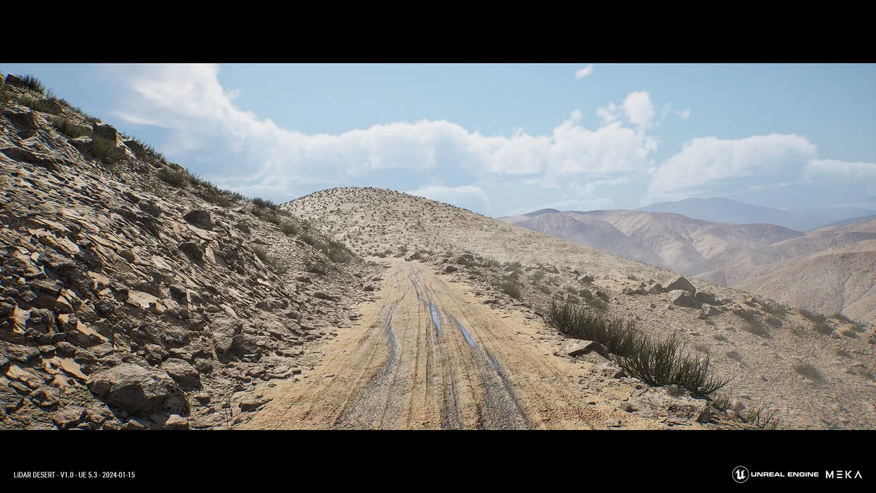 LiDAR DESERT LANDSCAPE