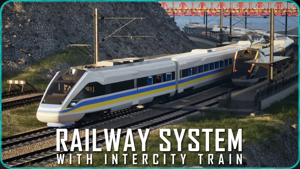 Railway System with IC Train