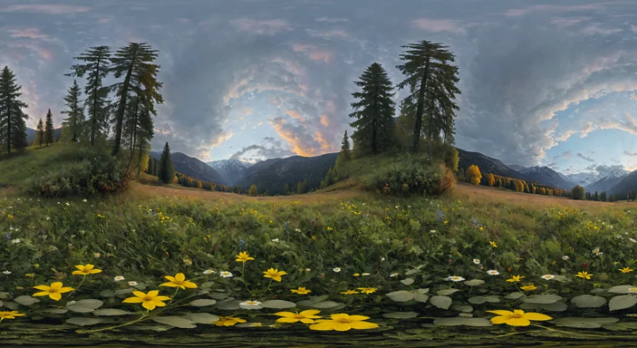 HDRI Meadow Landscapes Panoramas