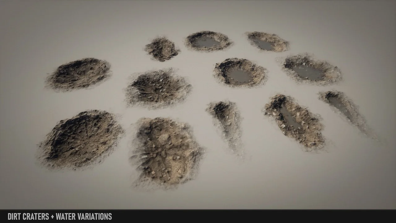 Crater Decals