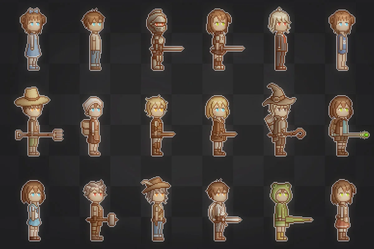 Customizable Pixel Character