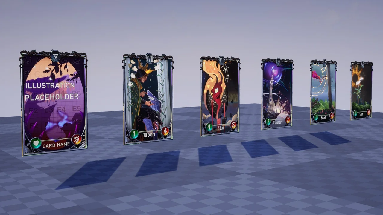 Parallax Card Material
