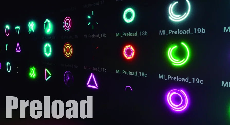 Preload materials