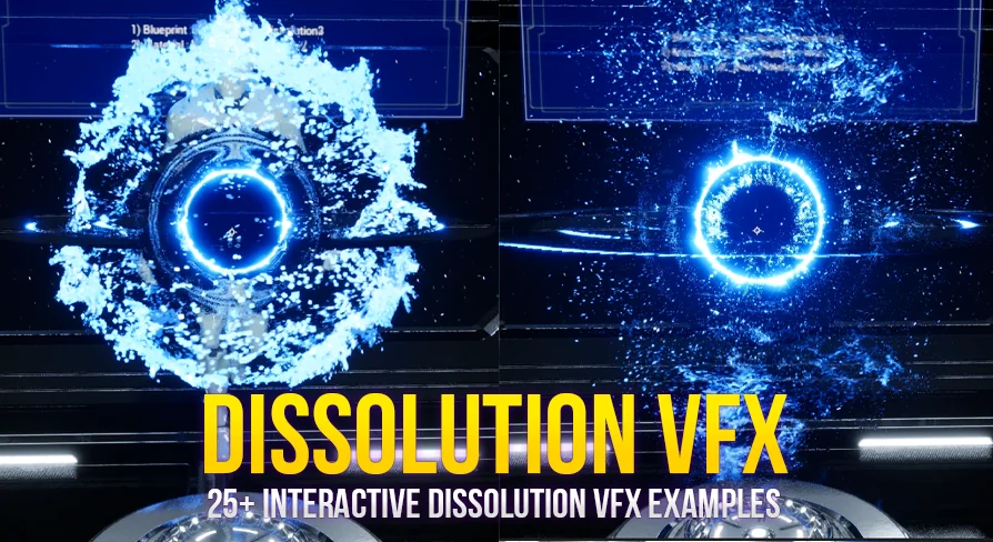 Dissolution VFX Pack using Niagara