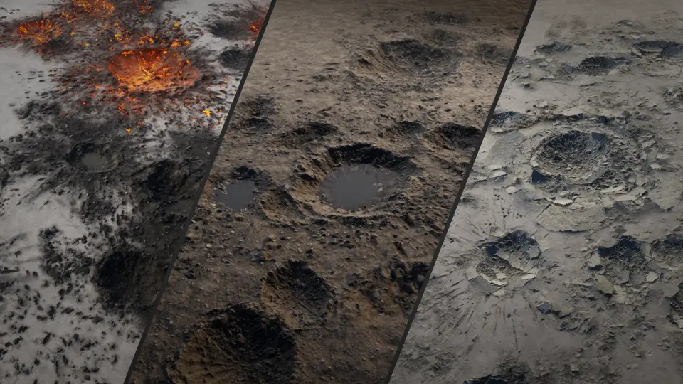 Crater Decals