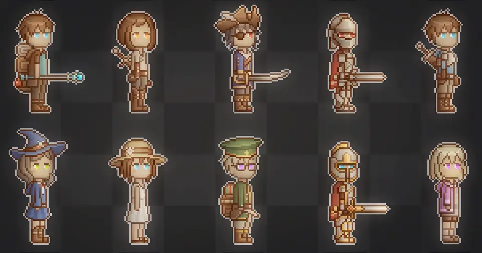 Customizable Pixel Character