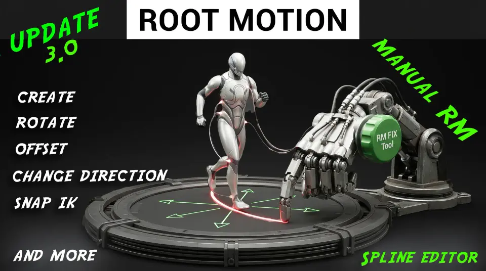 Root Motion  Fix Tool | Mocap animations root motion cleaner and fixer