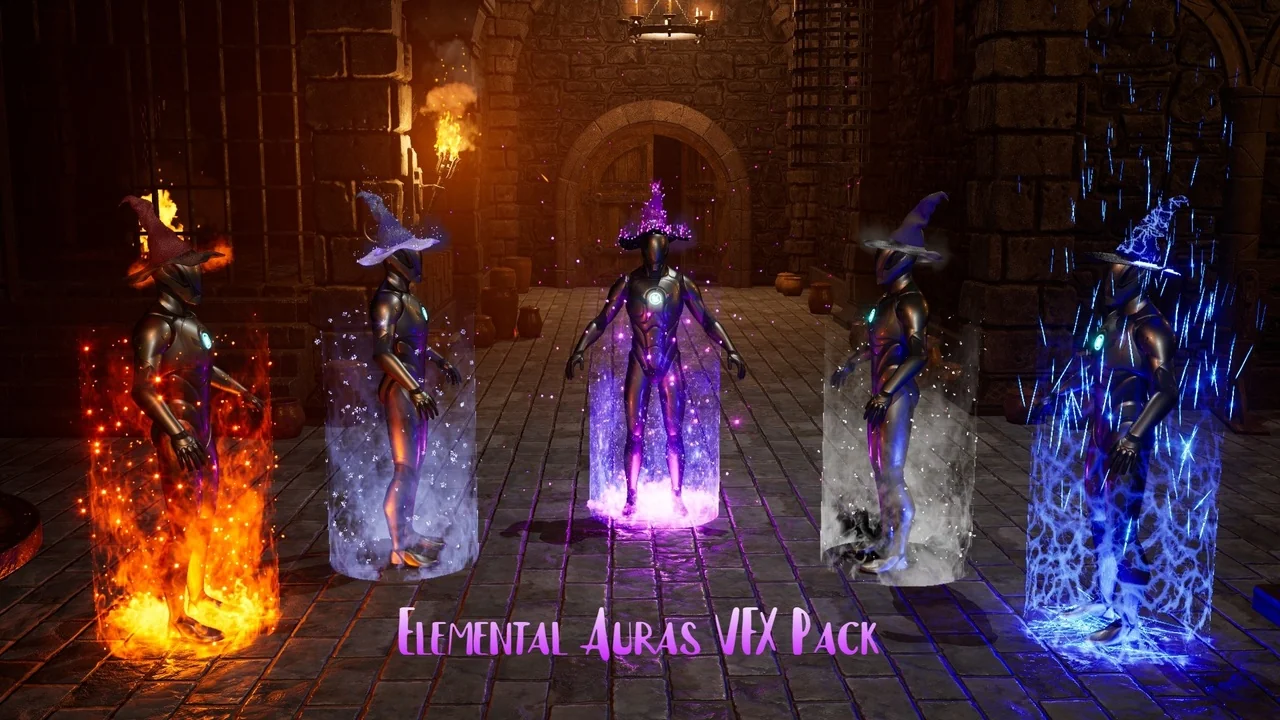 Elemental Auras VFX Pack