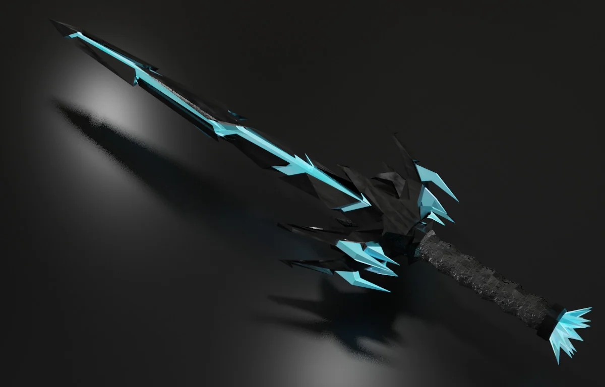 Black Iron Ice Weapons