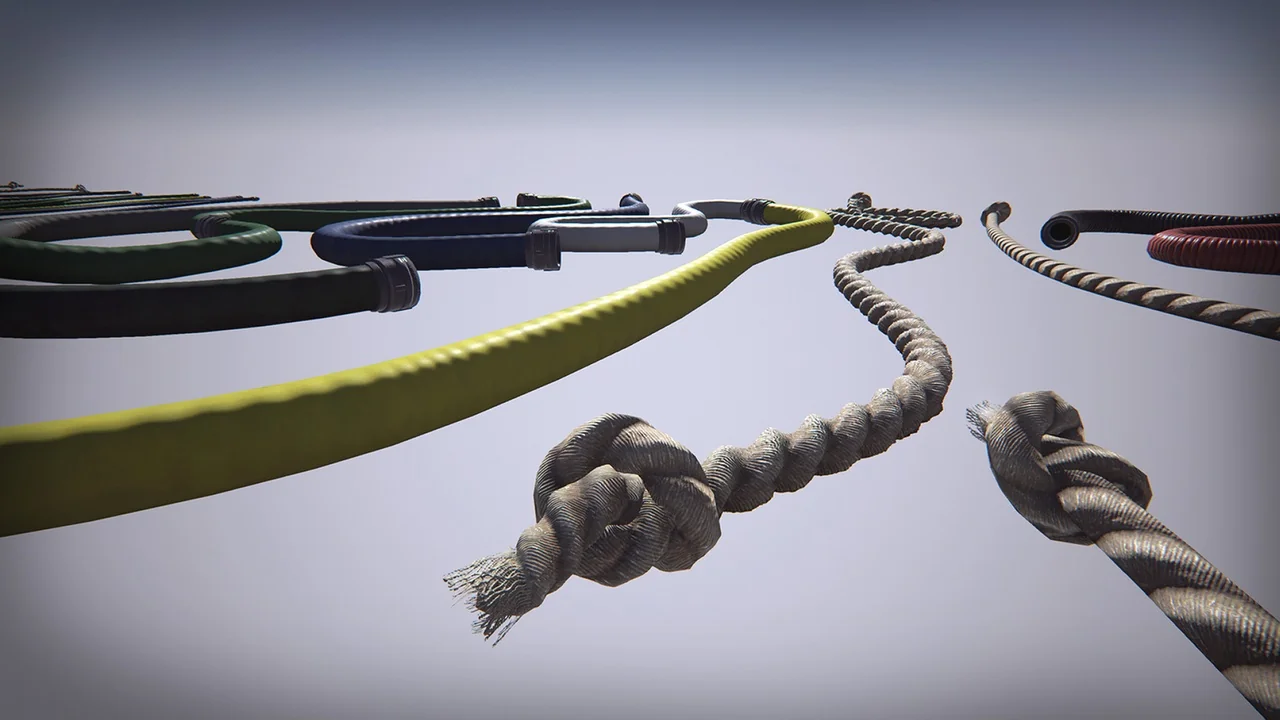 Spline: Ropes - Hoses - Sci-fi