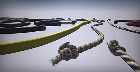 Spline: Ropes - Hoses - Sci-fi