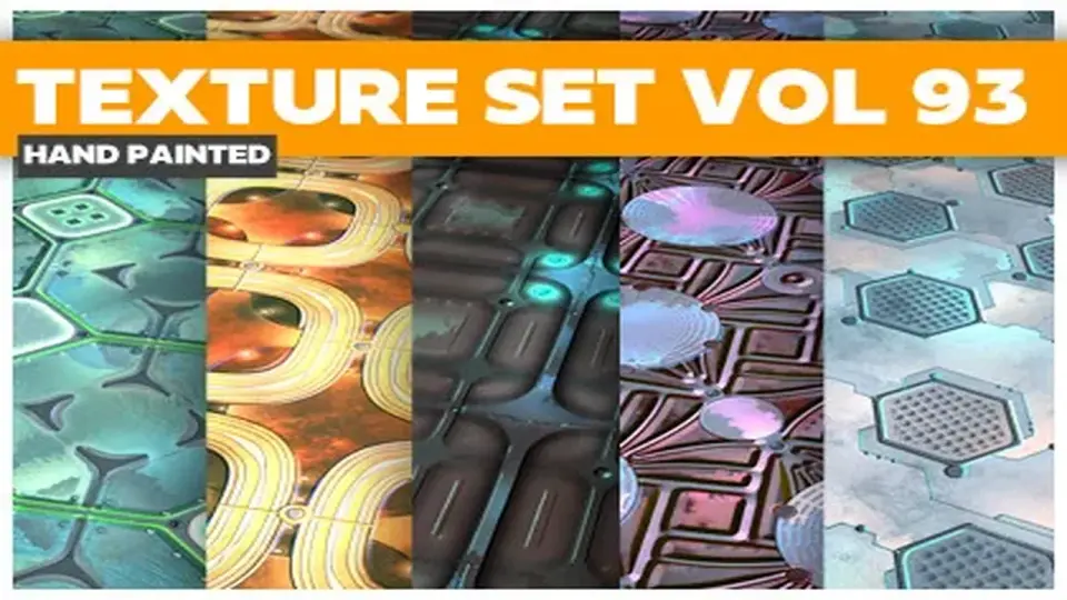 Sci-fi Vol.93 - Hand Painted Textures