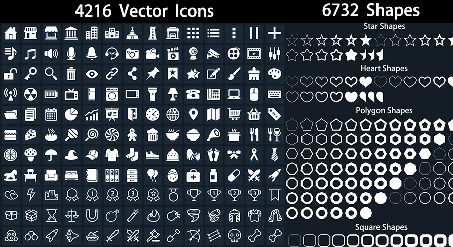 Clean Flat GUI Elements