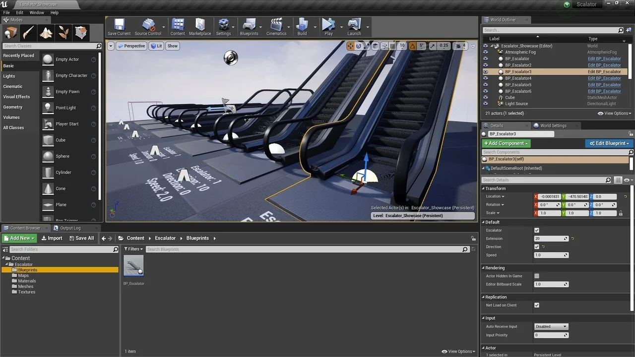 Procedural Escalator & Travelator