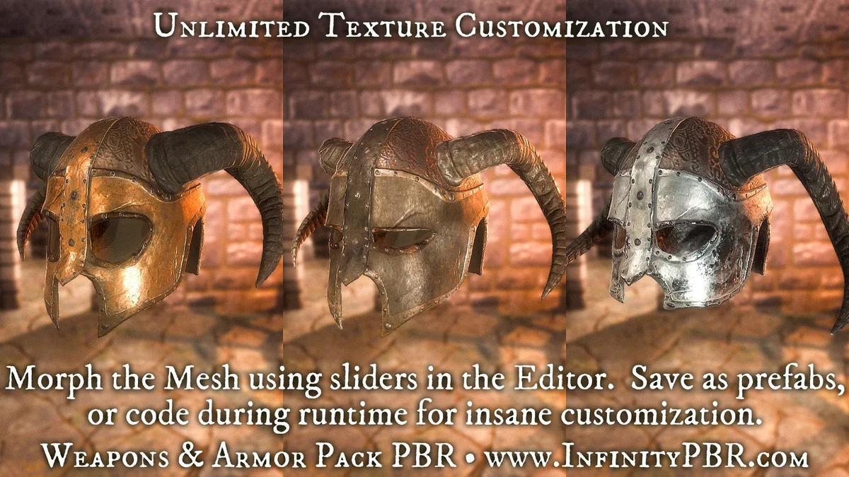 Weapons & Armor PBR Pack #1 - Fantasy RPG
