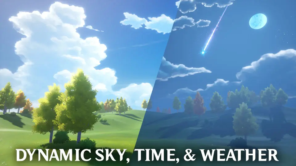 Stylized Dynamic Sky & Weather System