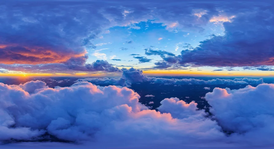 HDRI Into The Clouds Panoramas