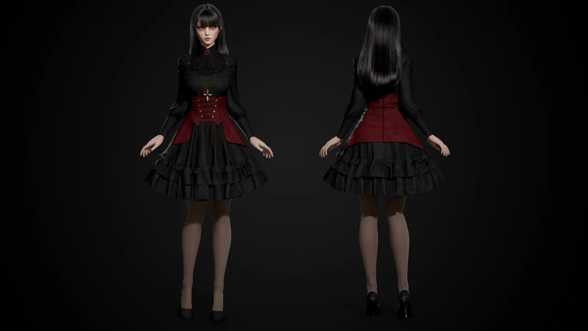 Vampire Girl Modular