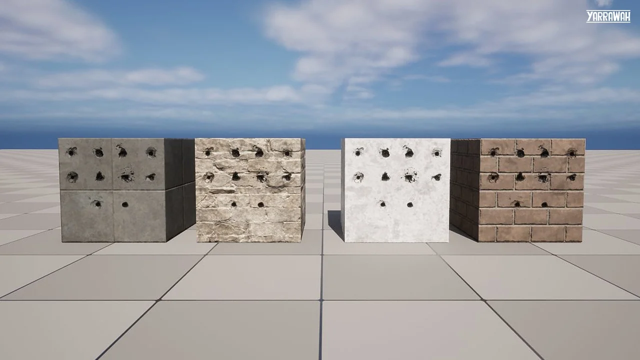 Bullet Impact Decals Vol. 1 - Concrete