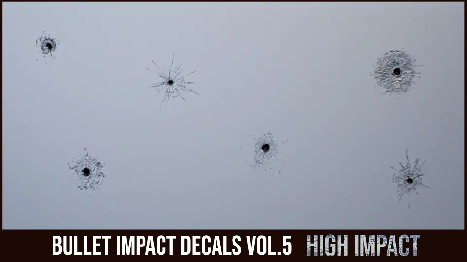 Bullet Impact Decals Vol. 5 - High Impact