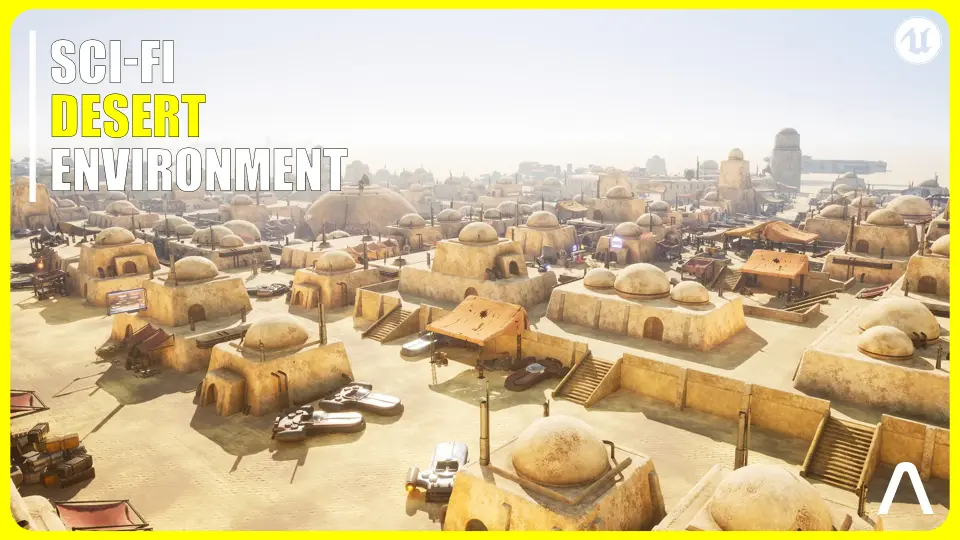 Desert Science Fiction City Modular Pack