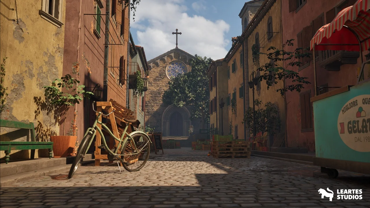 Italian Alley Environment ( Italian Alley House Building Italian House Alley )