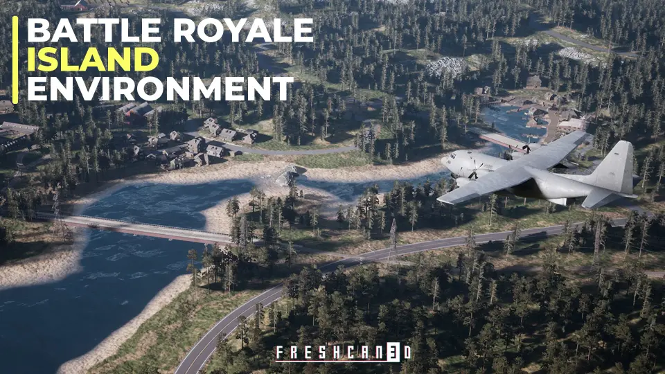 Battle Royale Island Pack (Battle Royale, Battle Royale Buildings, Island )