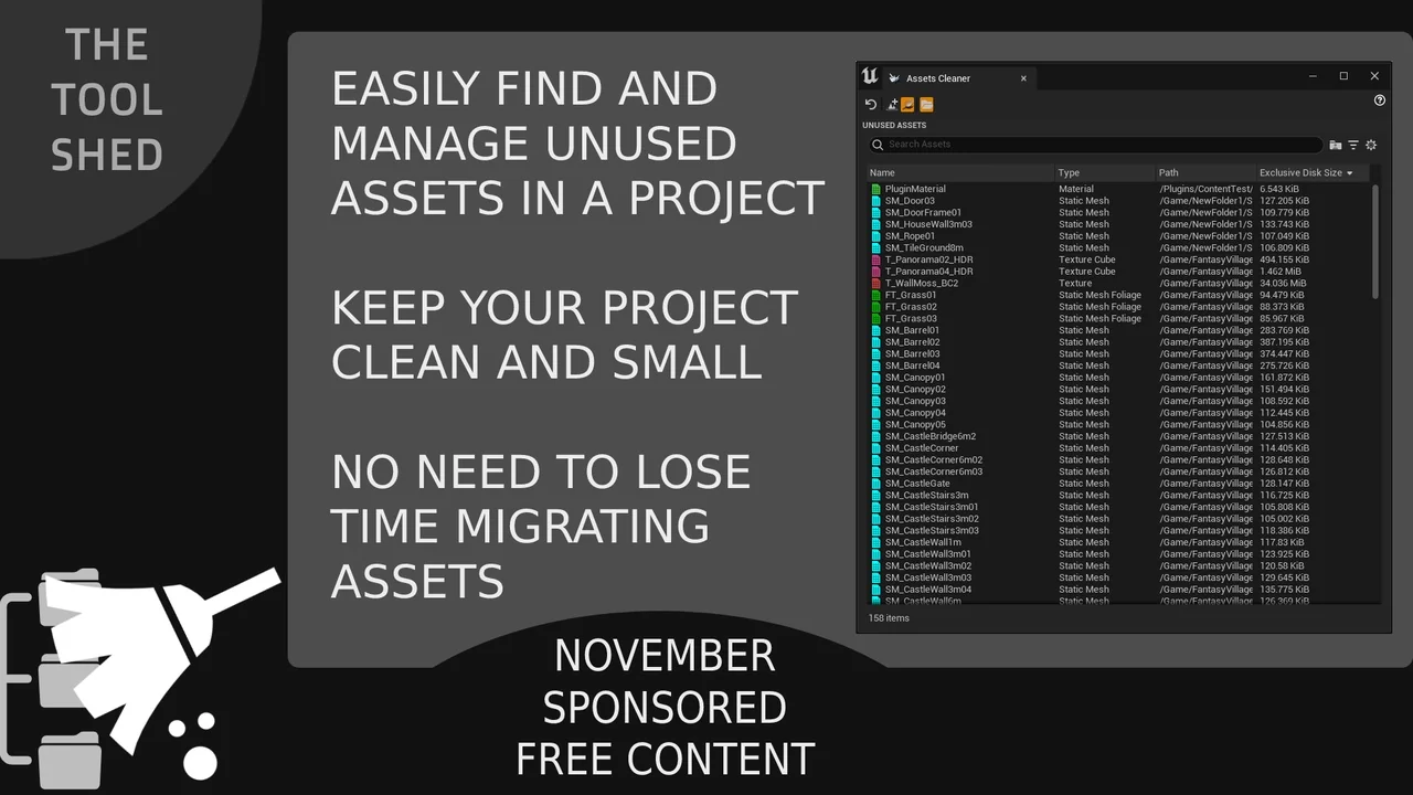 Assets Cleaner - Project Cleaning Tool