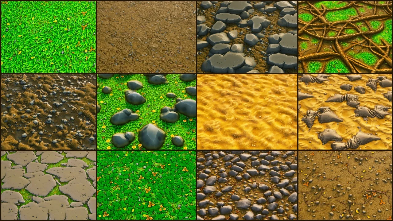 Stylized materials VOL.1