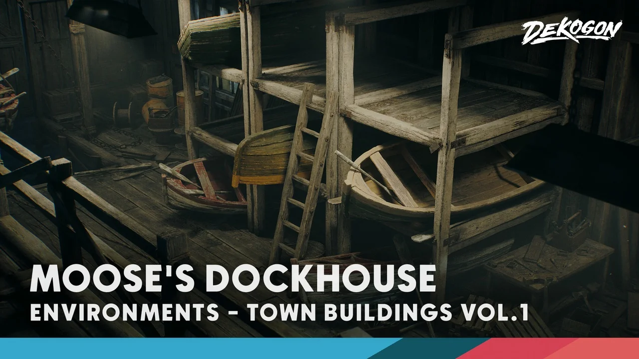 Town Buildings VOL.1 - Moose's Dockhouse