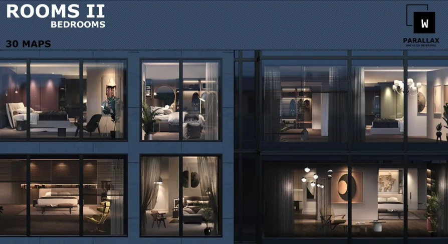 wParallax Rooms 2 Bedrooms