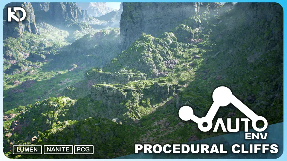AutoEnv Procedural Rock Cliffs