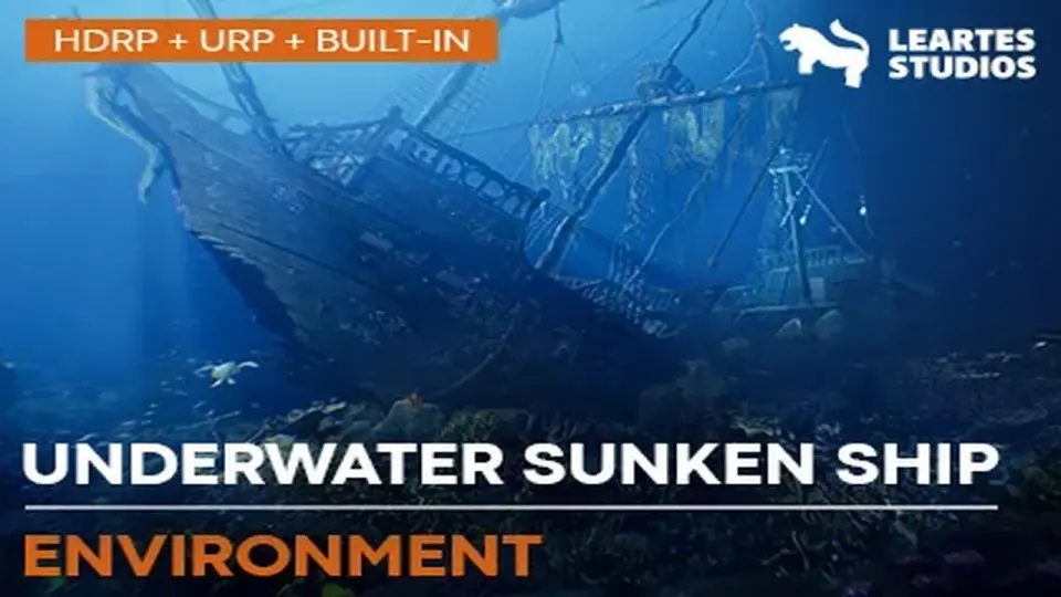 Underwater Sunken Ship Environment