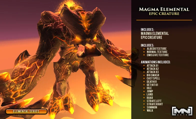 Magma Elemental Epic Creature