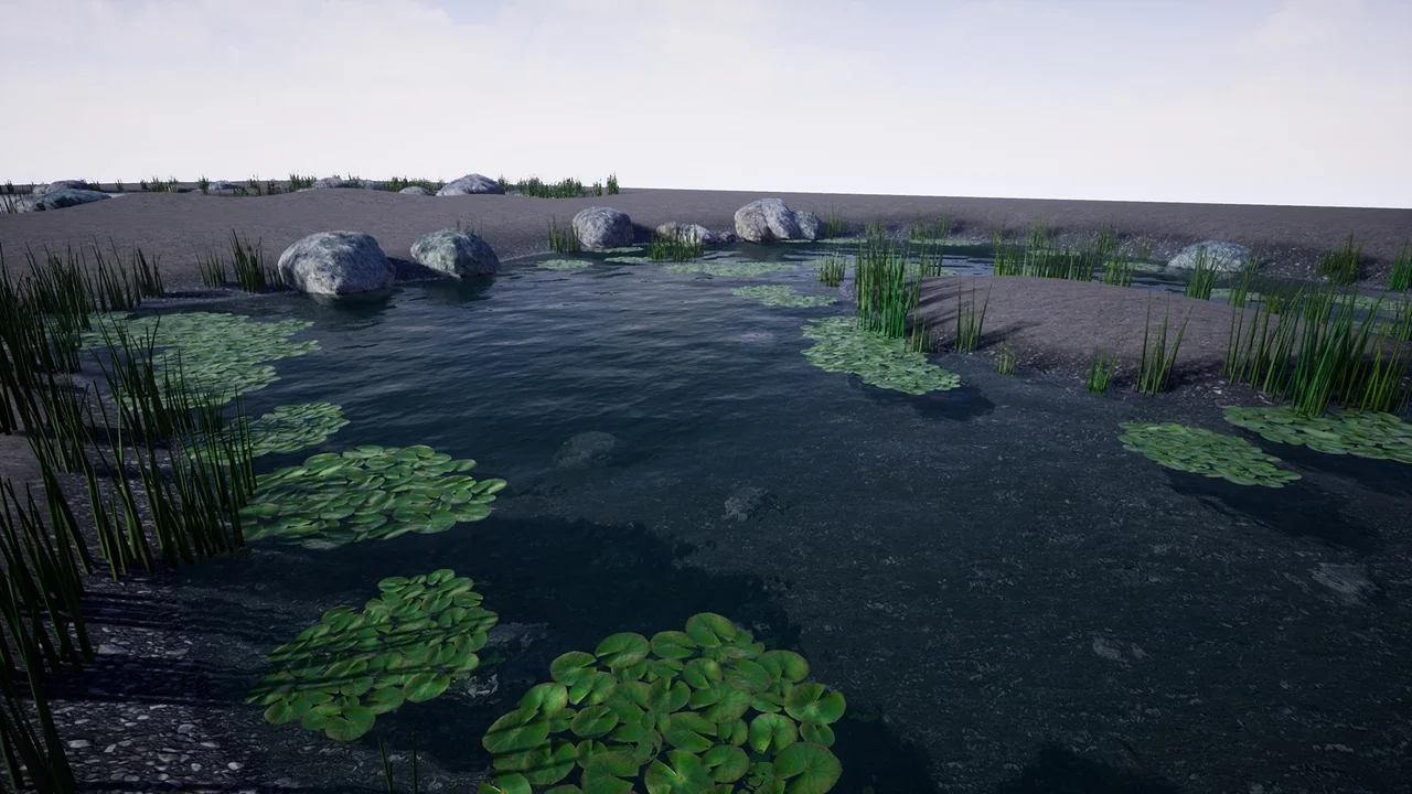 SHADERSOURCE - Procedural Water Foliage Tool