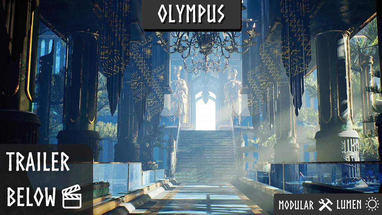 Temple Of The Gods (Ancient Temple, Modular Temple, Cathedral, Temple, Hall)