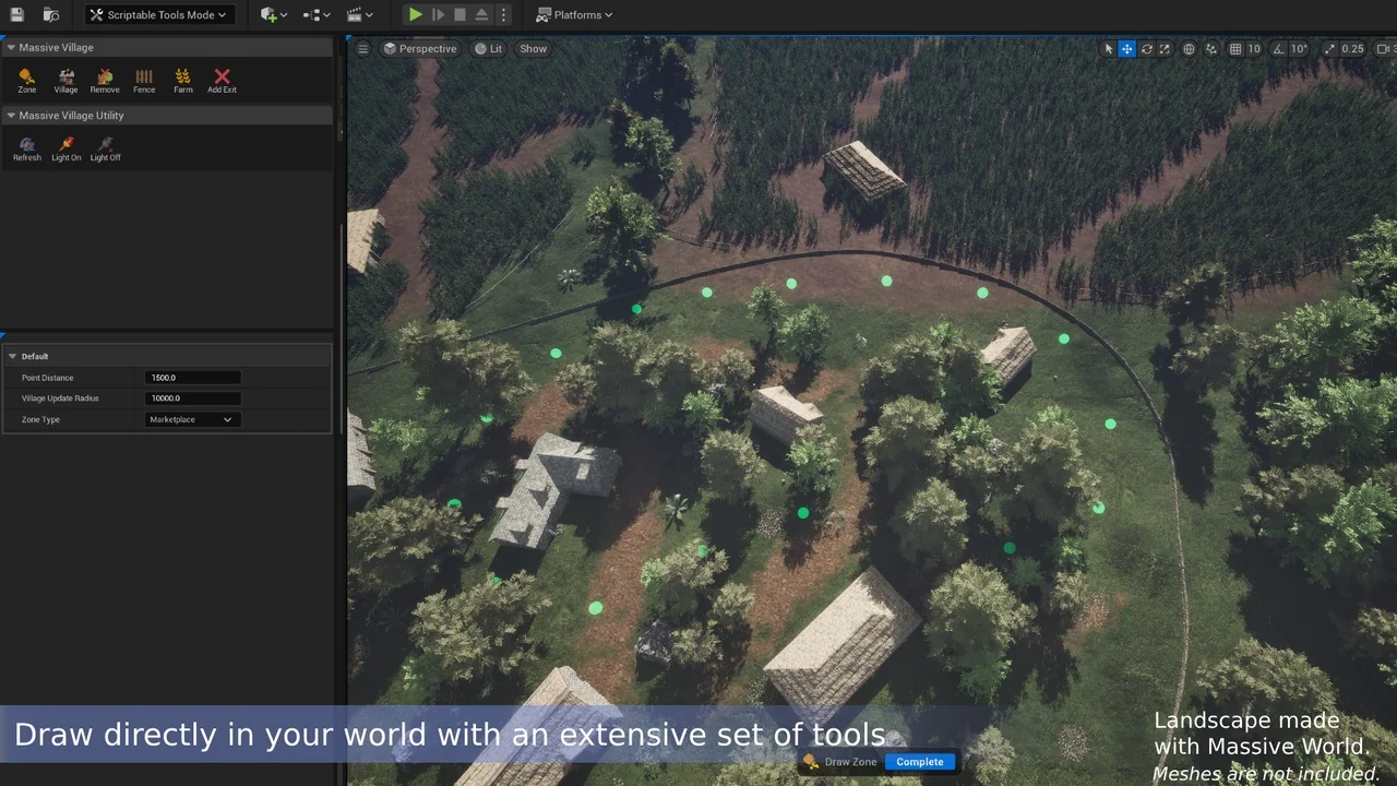 Calysto Village Procedural villages, farms with PCG