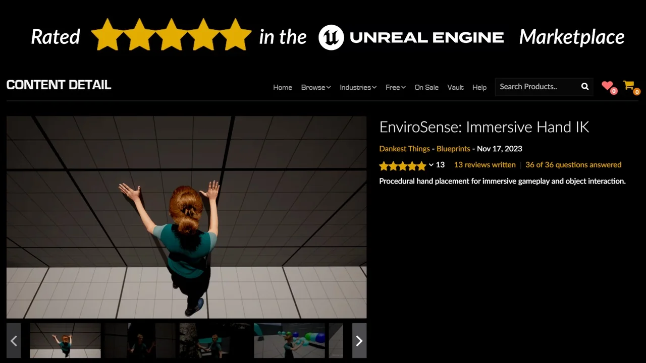 EnviroSense: Immersive Hand IK