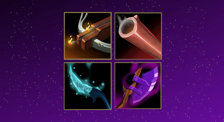 Hand Painted Weapon & Equipment Icons (Weapon Icons, Equipment Icons, RPG Icons)