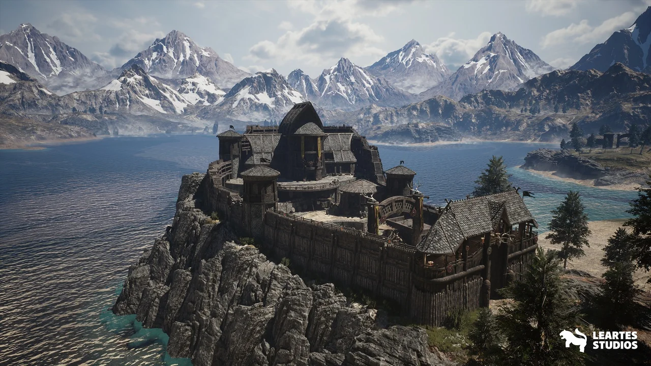 Medieval Nordic / Viking Castle Environment