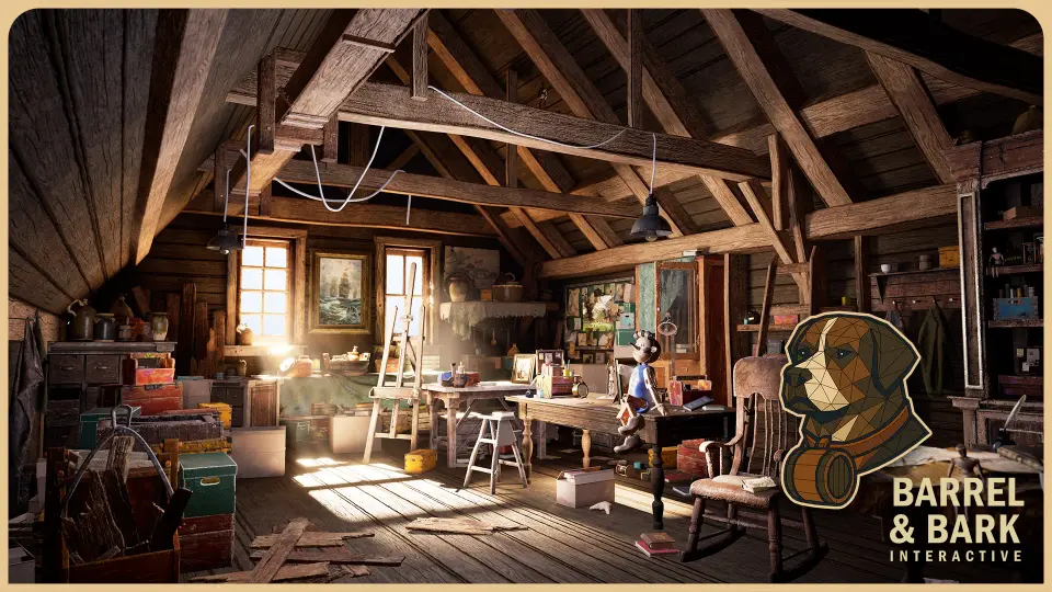 Artist’s Attic Studio Environment