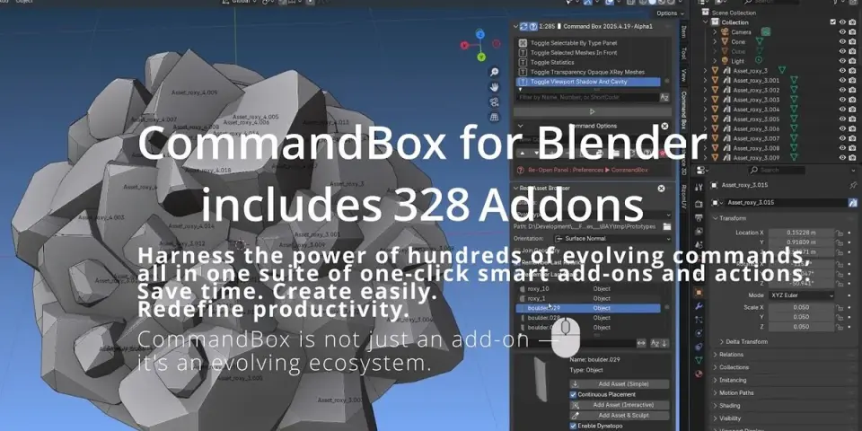 Command Box Addon For Blender