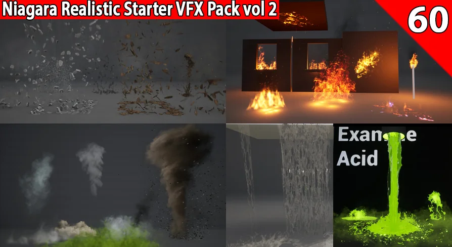 Niagara Realistic Starter VFX Pack 2