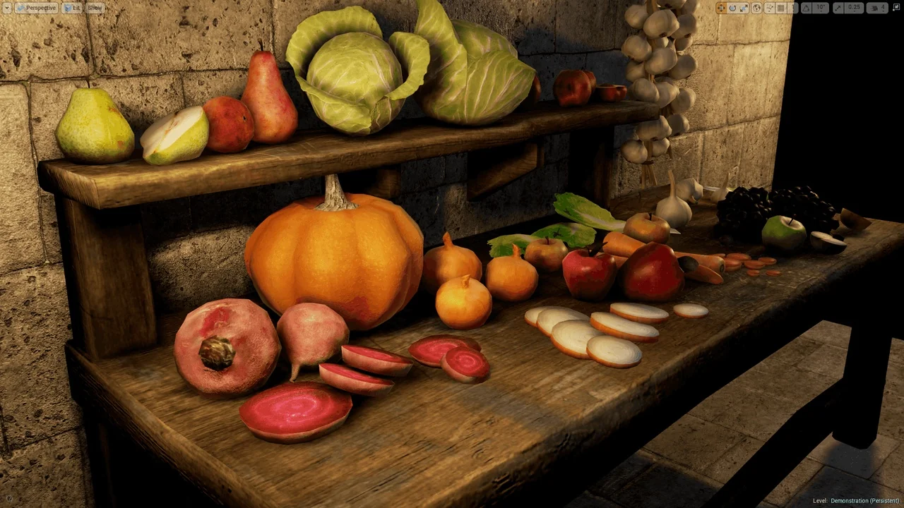 Medieval Fruits And Vegetables