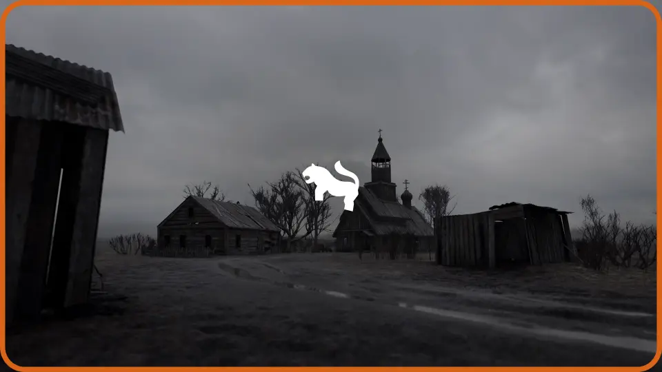 Haunted Village Environment ( Horror Abandoned Postapo Medieval Russian House )