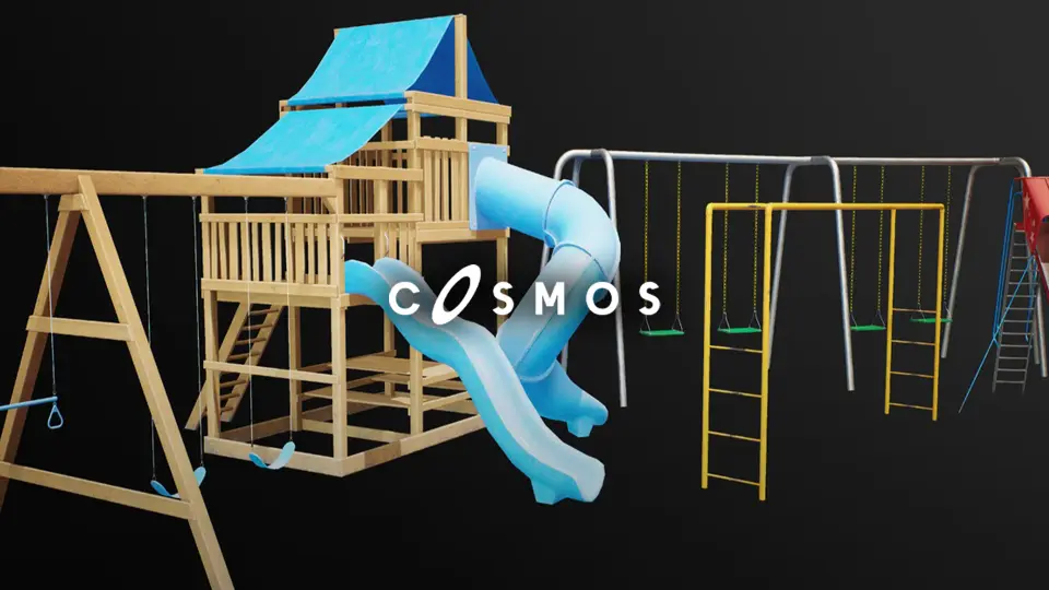 Playground Equipment VOL.2 ( Playground Equipment Swings Slides Climbing 3D )
